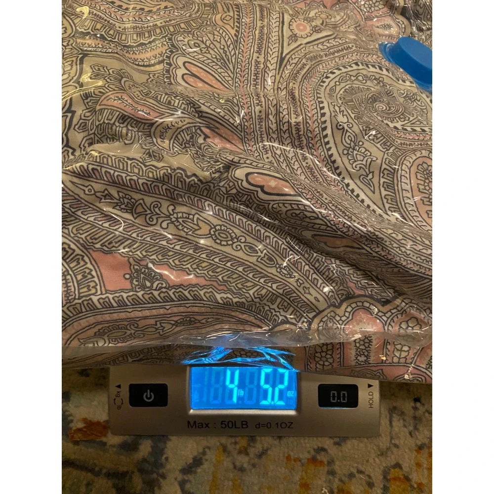 vintage Ralph Lauren fenton Paisley duvet cover 2 shams Pink Queen boho heritage